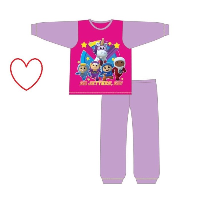 Boys Official Go Jetters Pyjamas Pjs Pajamas Toddlers Kids 2 3 4 5