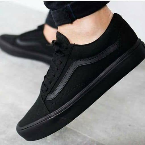 vans old skool triple black