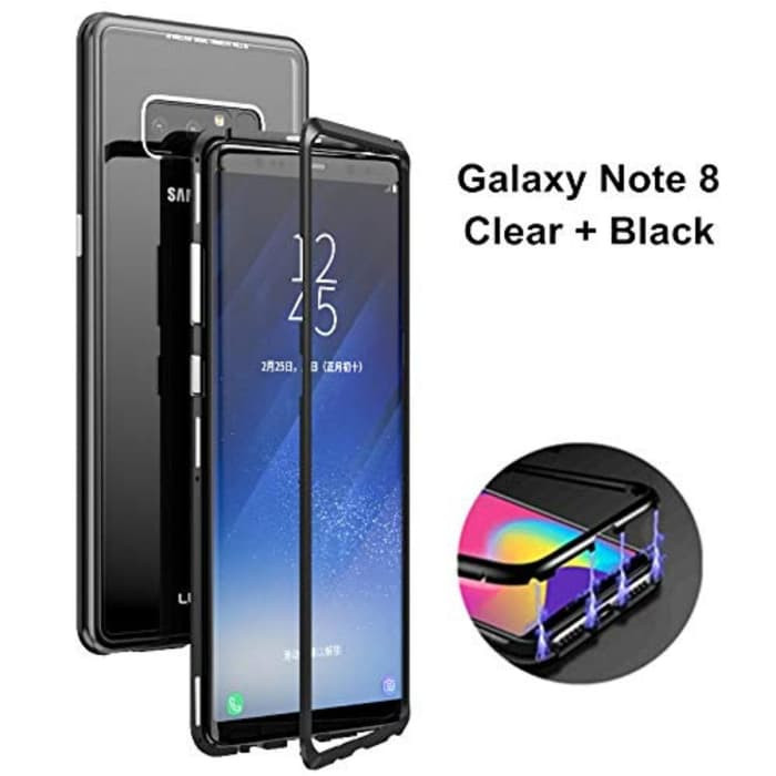 Jual Samsung Galaxy Note 8 Magnetic Case Luxury - Gold