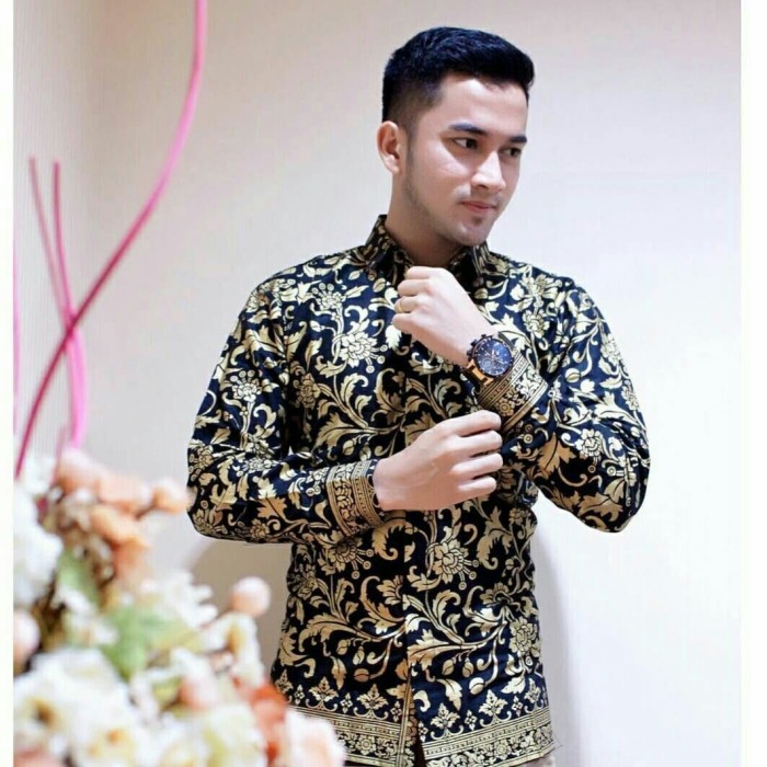 Jual Kemeja Batik Pria Lengan Panjang Murah Baju Batik Cowok ...