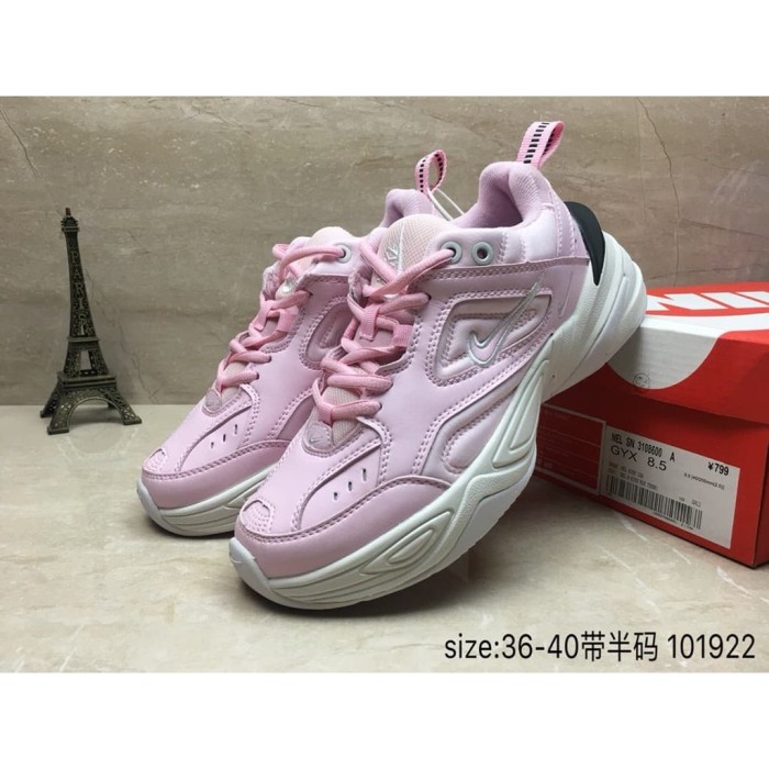 nike m2k tekno sneakers in pink