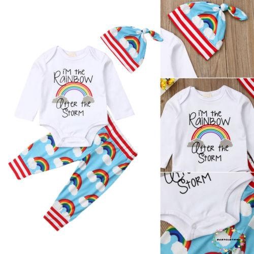 baby girl rainbow clothes