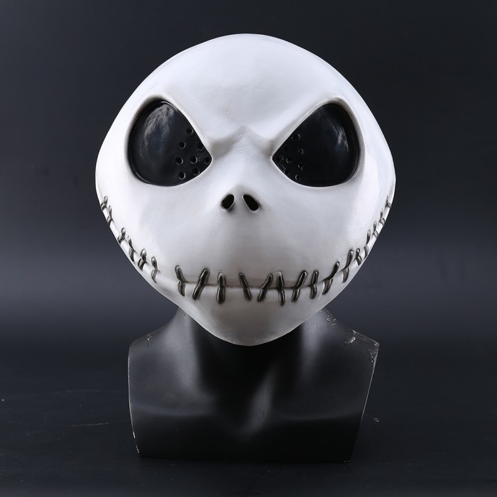 Jack Skellington Latex Mask Gloves Halloween Nightmare Before Christmas Costume