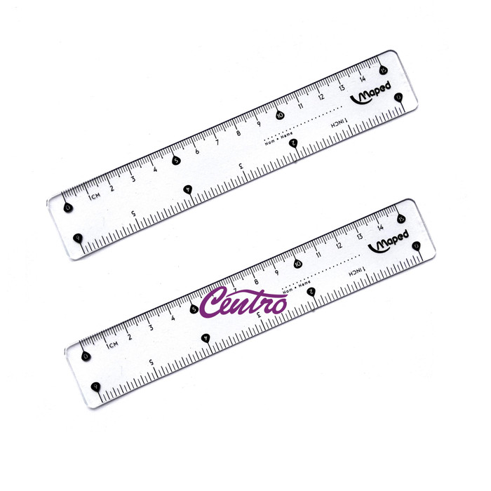 Maped Penggaris Pulse Flat Ruler 15cm 