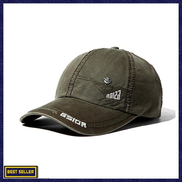 baseball cap with long visor