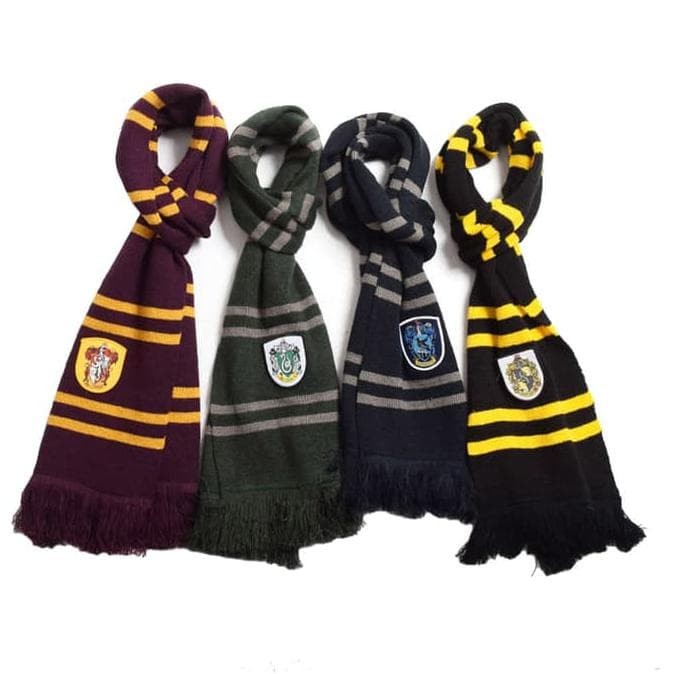 Harry Potter Gryffindor Slytherin Ravenclaw Hufflepuff Hat Scarf Gloves Bracelet