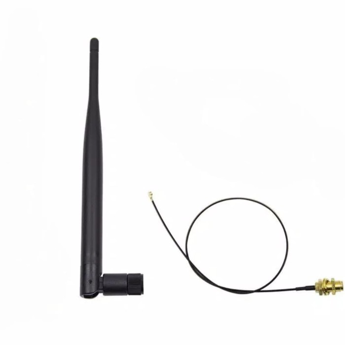 6dBi RP-SMA Dual Band WiFi Antenna U.fl Mod Kit for Netgear WNDR3400 WNDR3700
