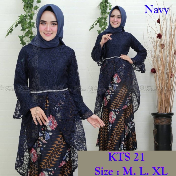 Jual Kebaya Modern Hijab Remaja Style Lengan Panjang Brokat Ald 21 Jakarta Barat Lia12shop Tokopedia