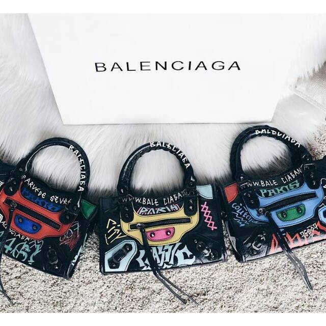 tas balenciaga graffiti original