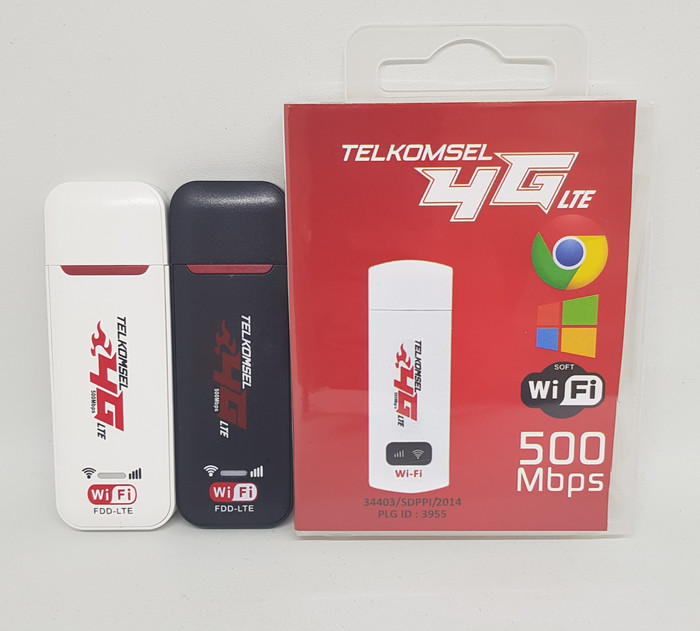 Jual Modem Wifi 4G LTE Telkomsel Flash 500Mbps Unlock All ...