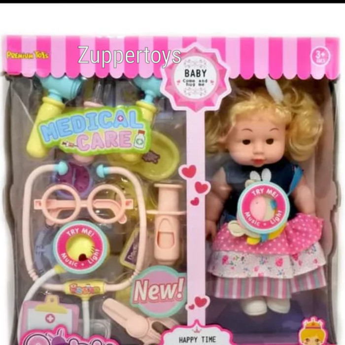 Foto Produk MAINAN DOKTER SET BONEKA/MEDICAL CARE dari Zupper Toys & Baby