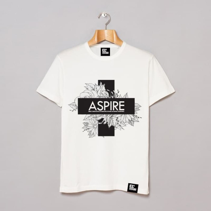 Jual Premium El Design Aspire Crosss T Shirt For Men Putih S Jakarta Barat El Design Tokopedia