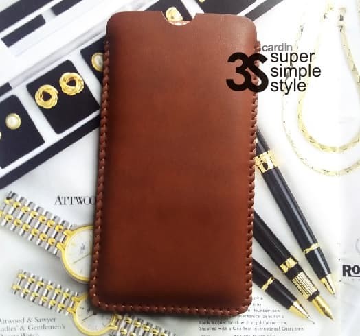 Jual Leather case pouch Samsung Galaxy A50 sarung HP