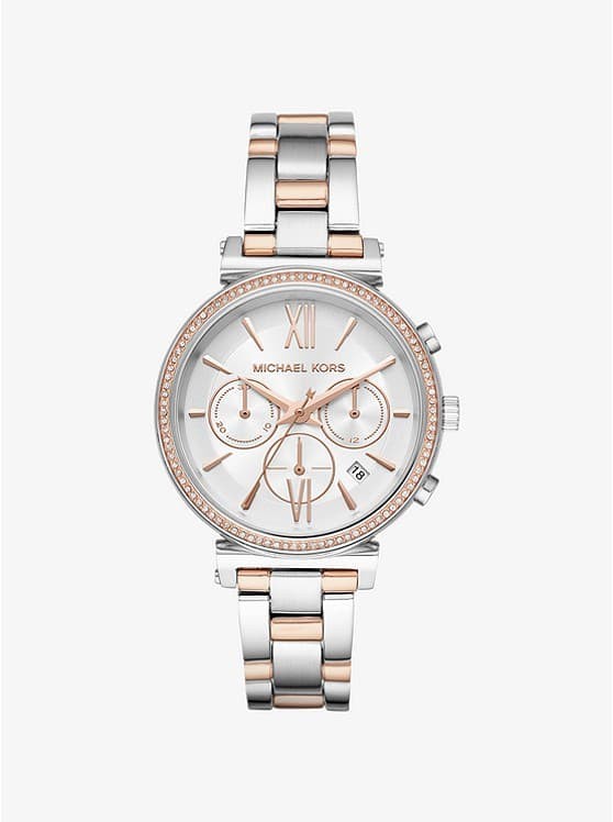 sofie pave two tone smartwatch