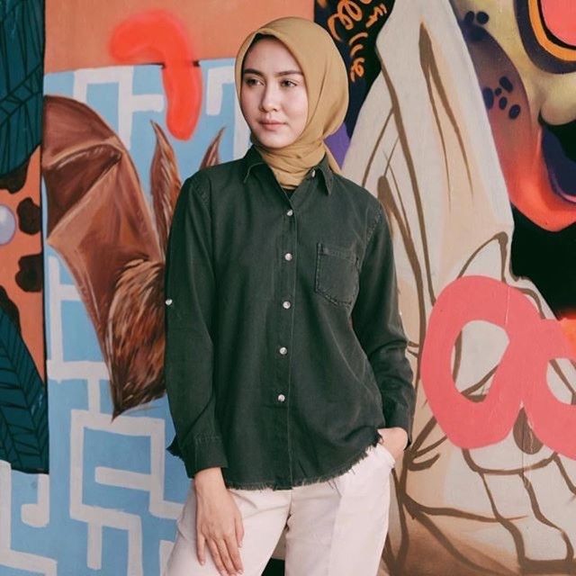 h&m army shirt