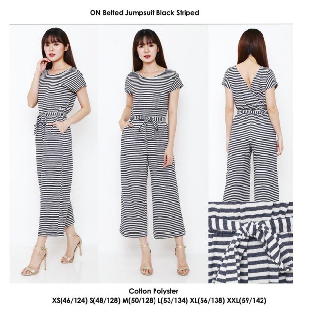 old navy jumpsuit striped