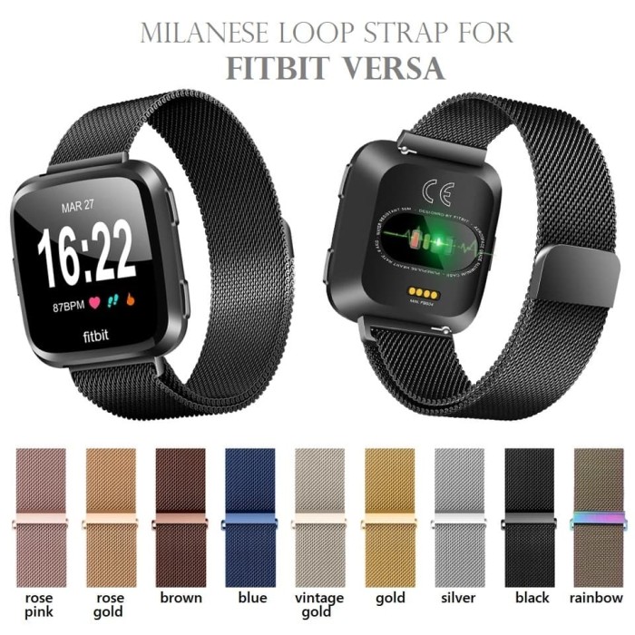 fitbit versa 22mm