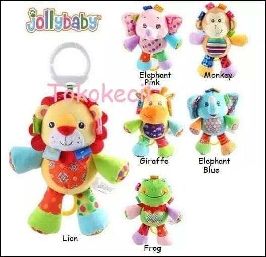 New Items Jolly Baby Boneka Musik Tarik Musical Doll Mainan Bayi -