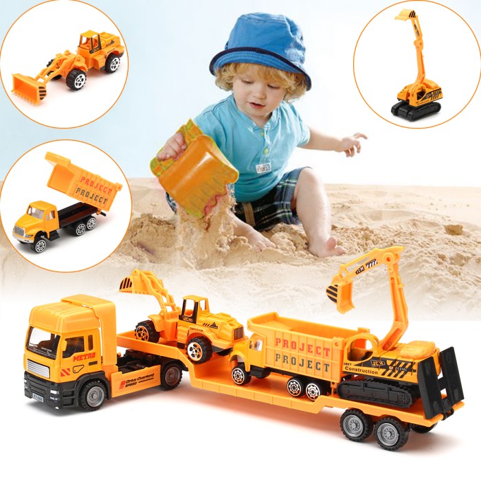 tow truck and car toy
