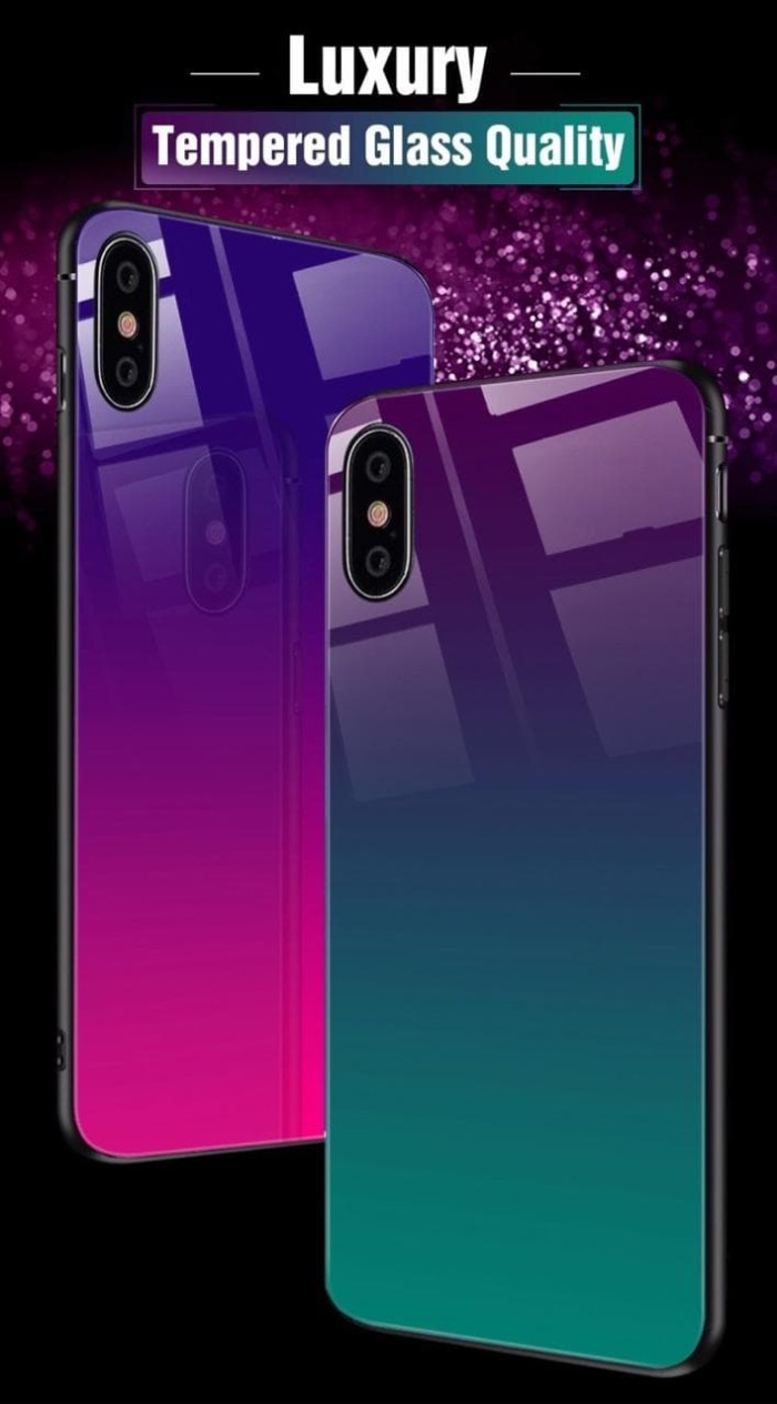 Jual SAMSUNG GALAXY M20 M205 GRADIENT LUXURY TEMPERED
