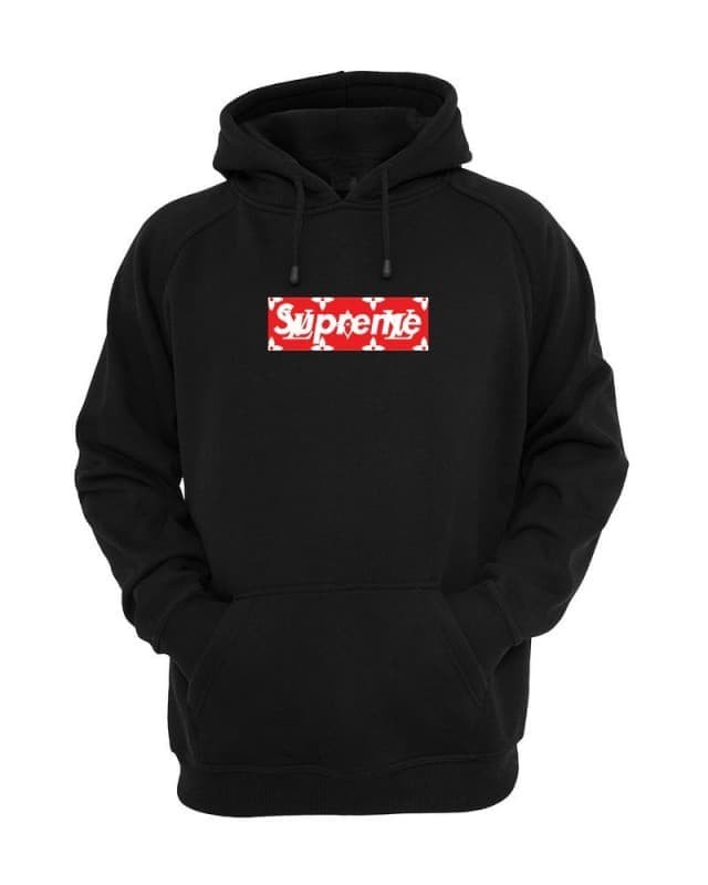 harga hoodie supreme x lv
