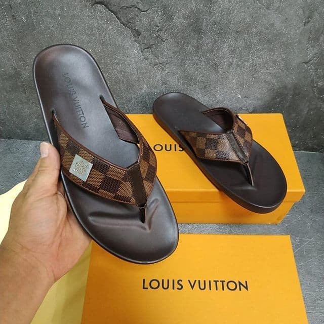 Foto Produk sendal lv lois vuitton original import pria dari BIRUL MALAYASTORE