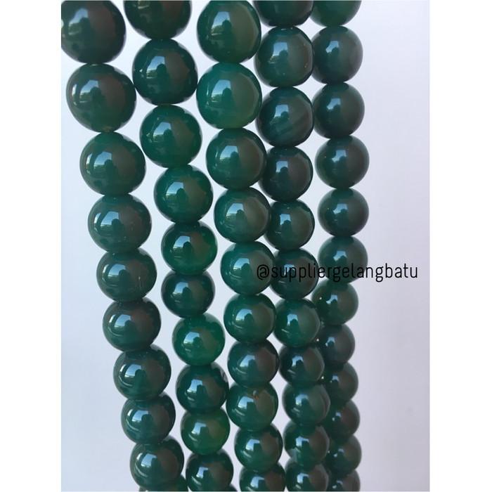 Jual bahan batu  giok  hijau tua 16mm bahan aksesoris china 