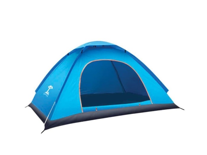 Foto Produk Tenda Camping Outdoor Pantai Dewasa Buka Otomatis 2 Meter Anti Air 001 - Orange dari lbagstore