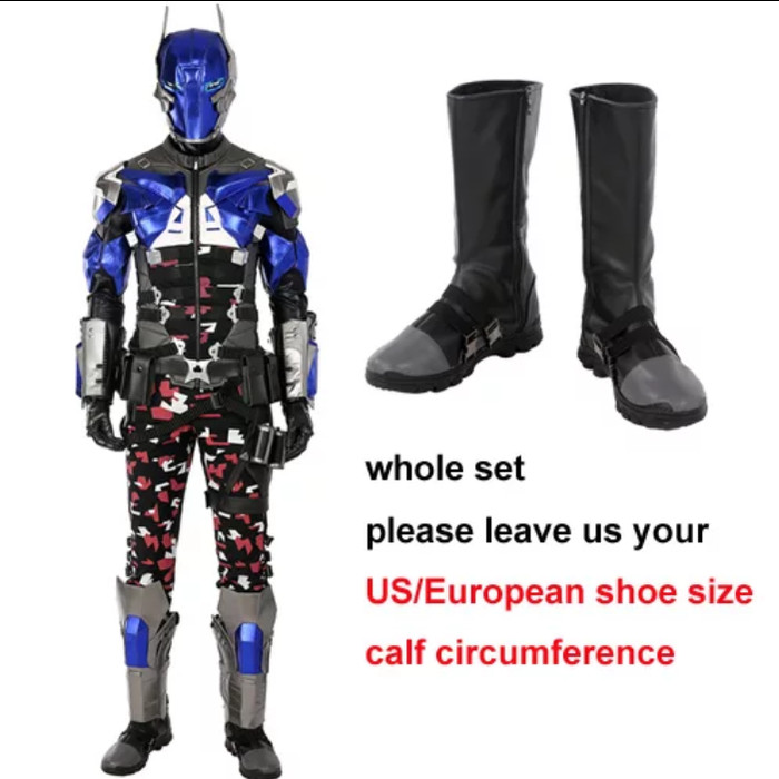 Batman Arkham Knight Harley Quinn High Heal Boots Shoe Cosplay Costume Halloween