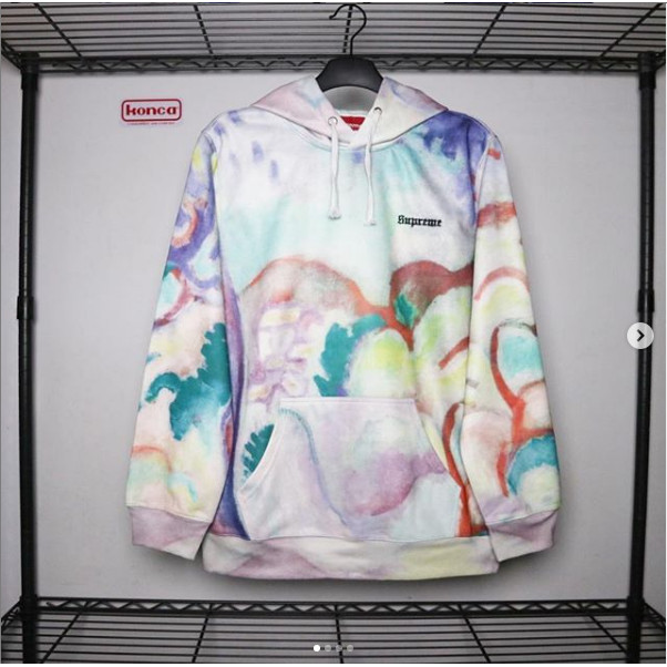 Supreme hoodie clearance tie dye