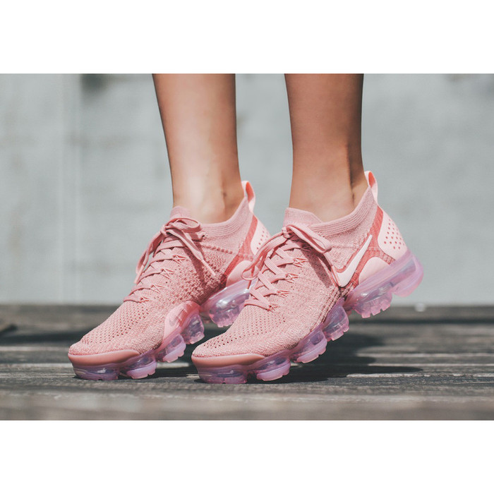 nike air vapormax flyknit 2 rust pink
