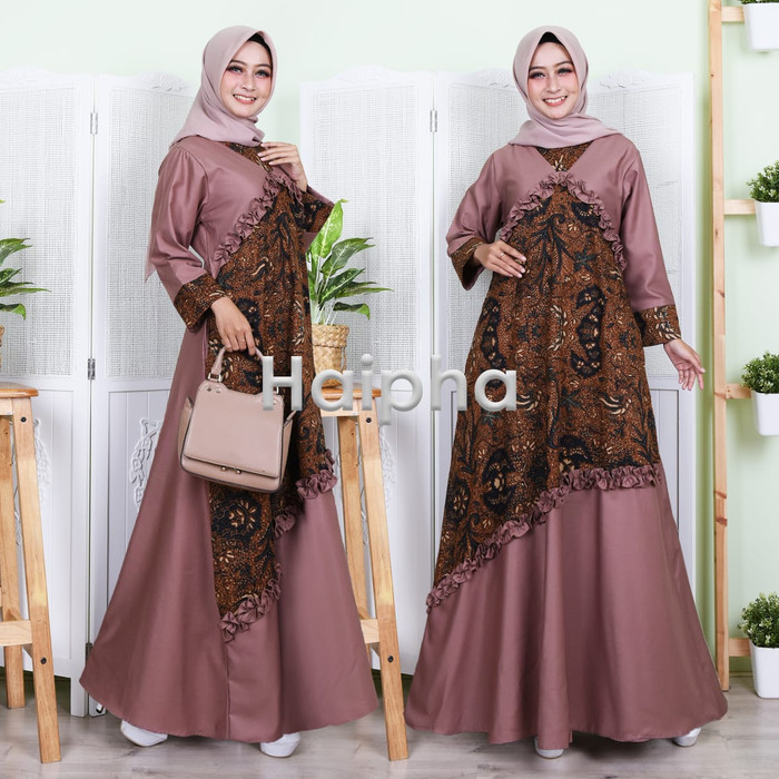 Jual Gamis Batik Kombinasi Katun Toyobo Yang Super Cantik Super Adem Jakarta Barat Cipetus Shop Tokopedia