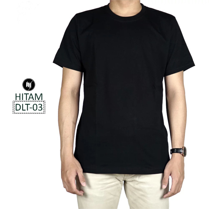 Gambar Baju Kaos  Polos  Warna Hitam AR Production