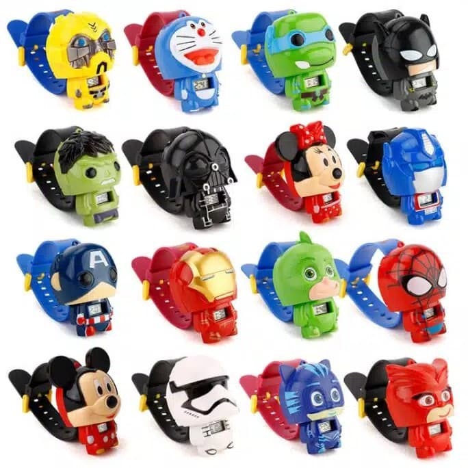 Foto Produk Jam Tangan Anak Digital Motif Superhero Keren & Lucu dari Serba Unik Serba Murah