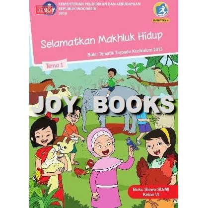 Jual Buku Tematik Sd Kelas 6 Tema 1 2 3 4 5 6 7 8 9 Revisi 2018 Kota Surabaya Joy Books Tokopedia