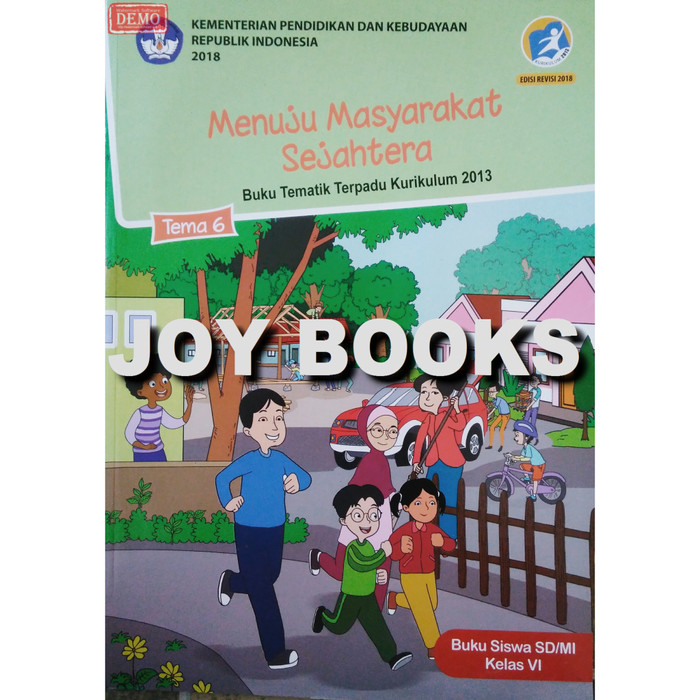 Jual Buku Tematik Sd Kelas 6 Tema 1 2 3 4 5 6 7 8 9 Revisi 2018 Kota Surabaya Joy Books Tokopedia