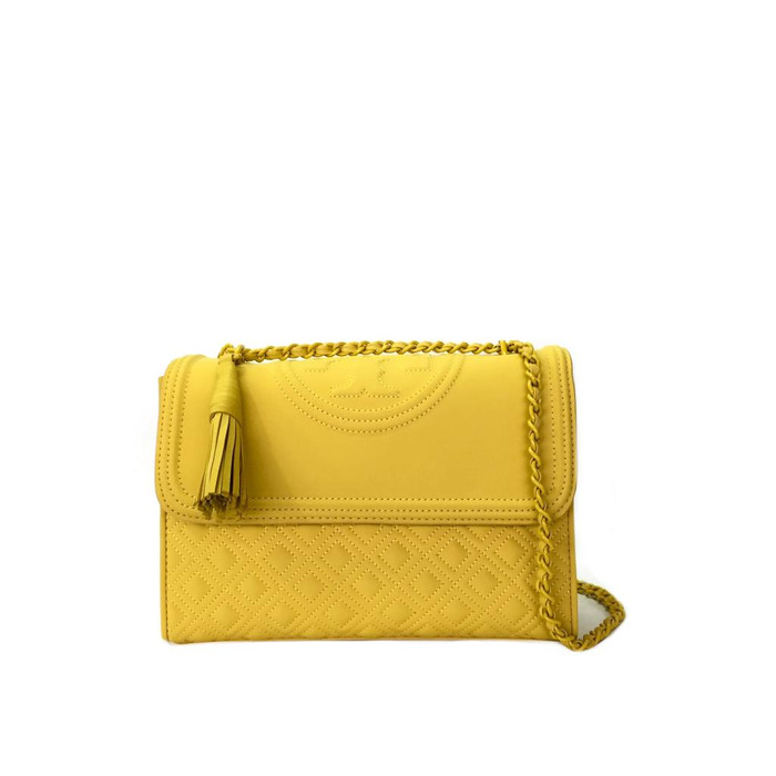 tory burch fleming yellow