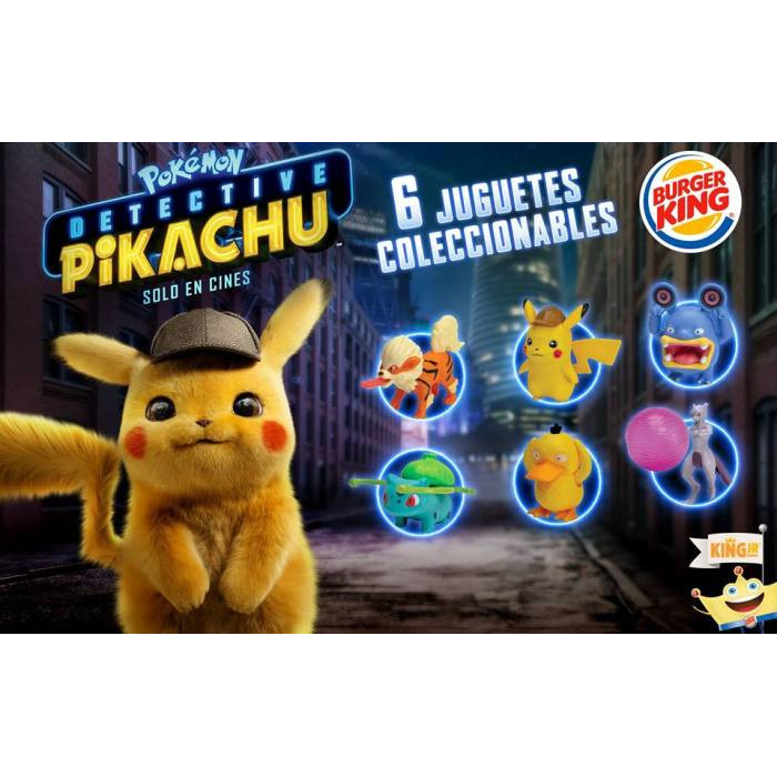 burger king detective pikachu toys