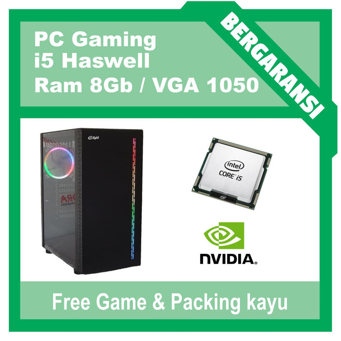Jual PC Gaming Core i5 Haswell Gtx1050 - Kab. Bandung 