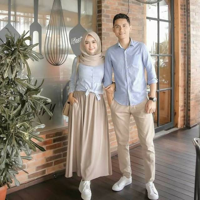   Cantik Baju  Prewed Casual Hijab  Outdoor Gallery Pre 