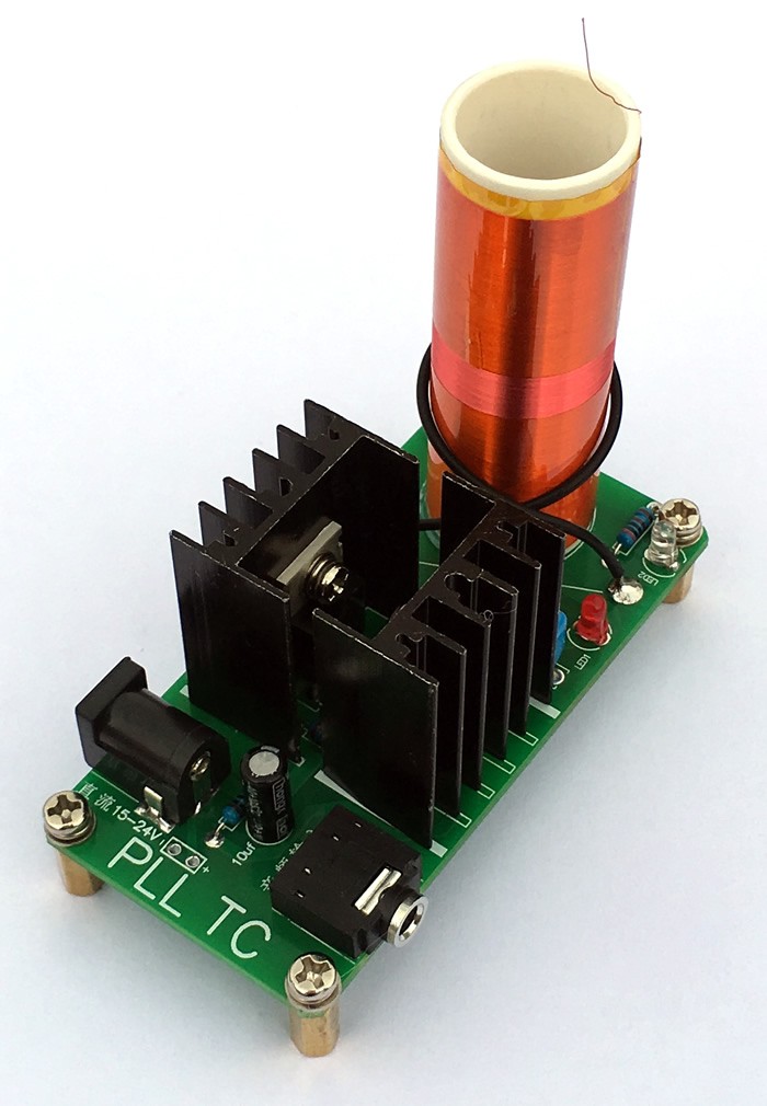 Mini Tesla Coil Plasma Speaker Electronic Kit 15W DIY Kits AL