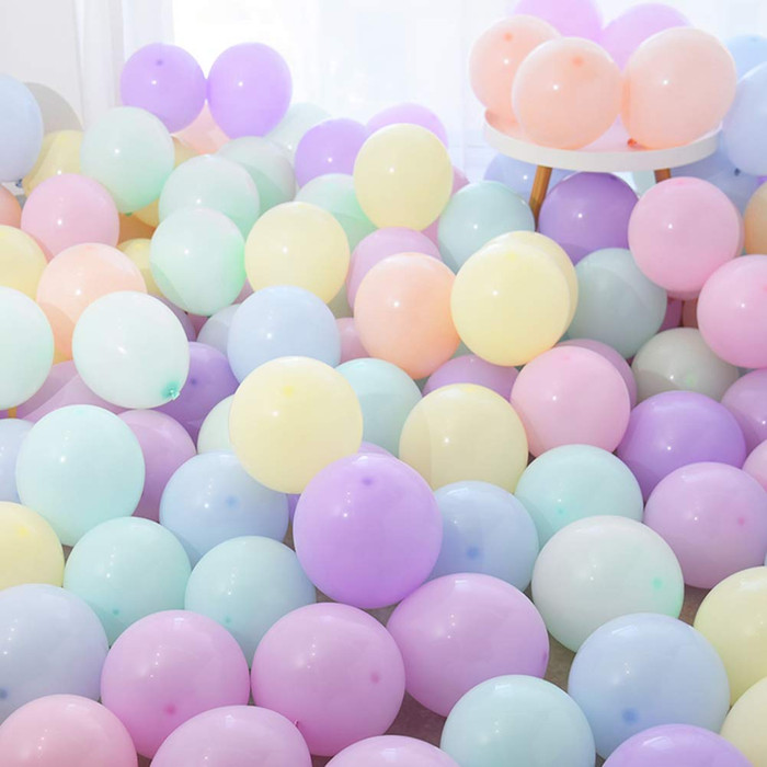 Jual GROSIR Balon Latex Pastel isi 100 Pcs Balloon