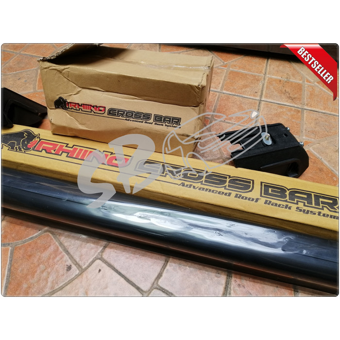 Jual Rhino Crossbar Roof  Rack  Jepit Roofrail Untuk Bagasi 