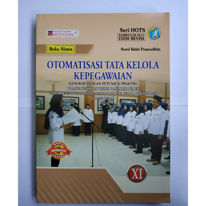 Download Buku Otomatisasi Tata Kelola Kepegawaian Pdf Kelas 12 K13 Revisi Baru