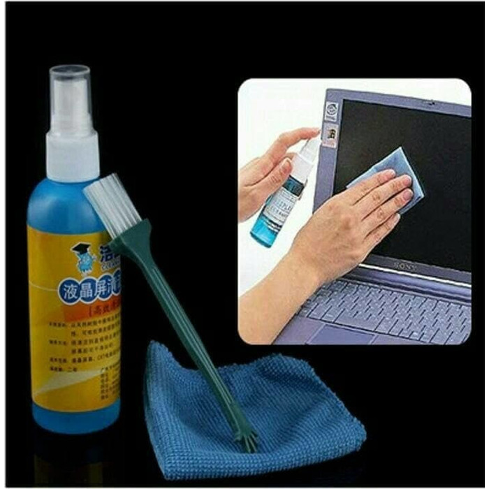 Jual Cairan Spray Pembersih Layar Komputer Tv Laptop Lcd Screen Cleaner