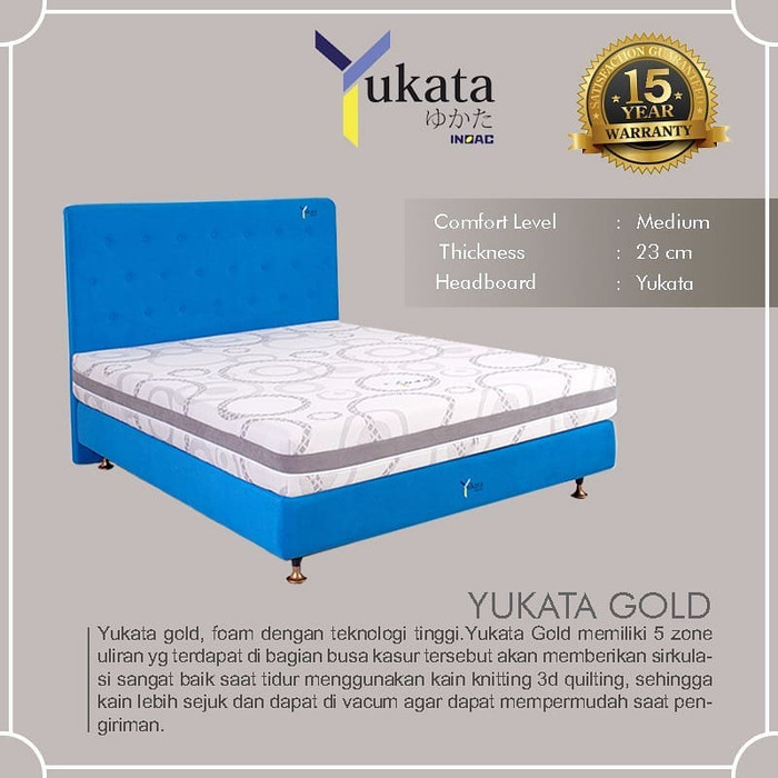 Jual Kasur Busa Yukata Gold uk 200x120x23 cm Kota Jual Kasur Busa Yukata Gold uk 200x120x23 cm Kota