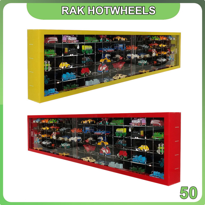 Jual Rak Rack Hotwheels 1 64 Isi 50 Lanscape Warna  