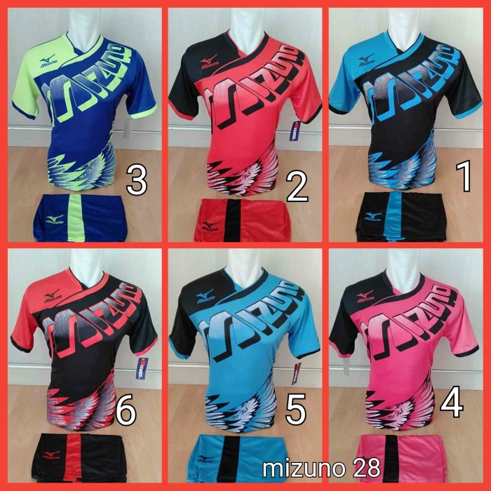 Kaos Olahraga Baju Voli Mizuno Jersey Bola Setelan Futsal mz 23