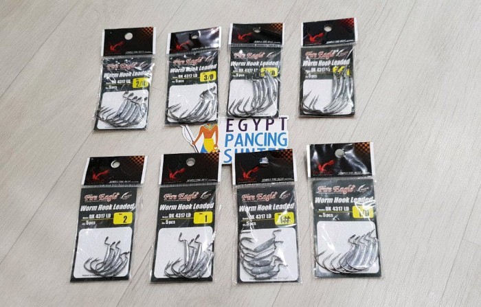 Pick Tru Turn Bass Worm Hook Value Pack Blue 1//0 2//0 3//0