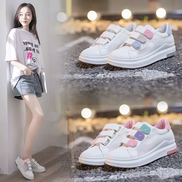 Jual Sepatu Wanita Import Korea Sepatu Sneakers Cewek Merah Muda 38 Kota Batam Cantique Shoes79 Tokopedia